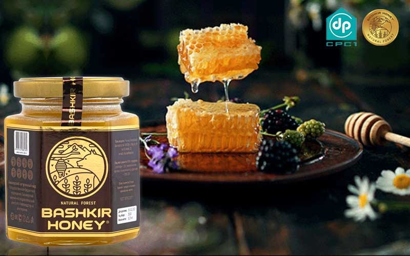 Mật Ong Rừng Tự Nhiên Nguyên Chất Bashkir Honey