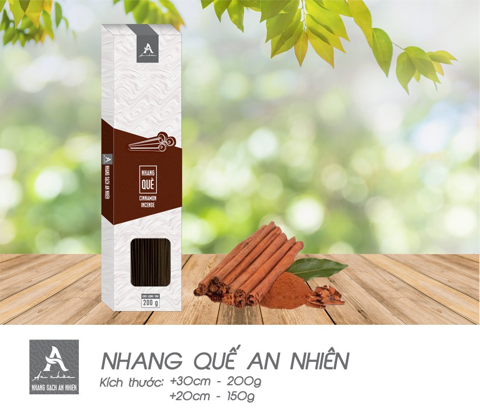 Nhang Quế An Nhiên - Hương Thơm Tự Nhiên