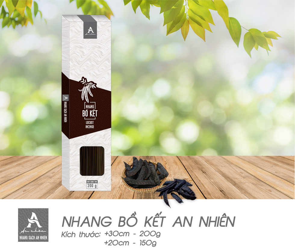 Nhang Bồ Kết An Nhiên - Thanh Lọc Không Khí