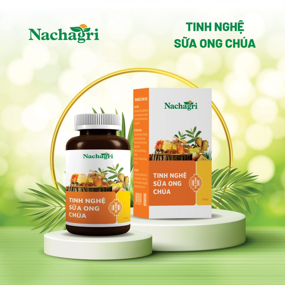 Tinh Nghệ Sữa Ong Chúa Nachagri Bometa - Khả Năng Kháng Viêm Vượt Trội