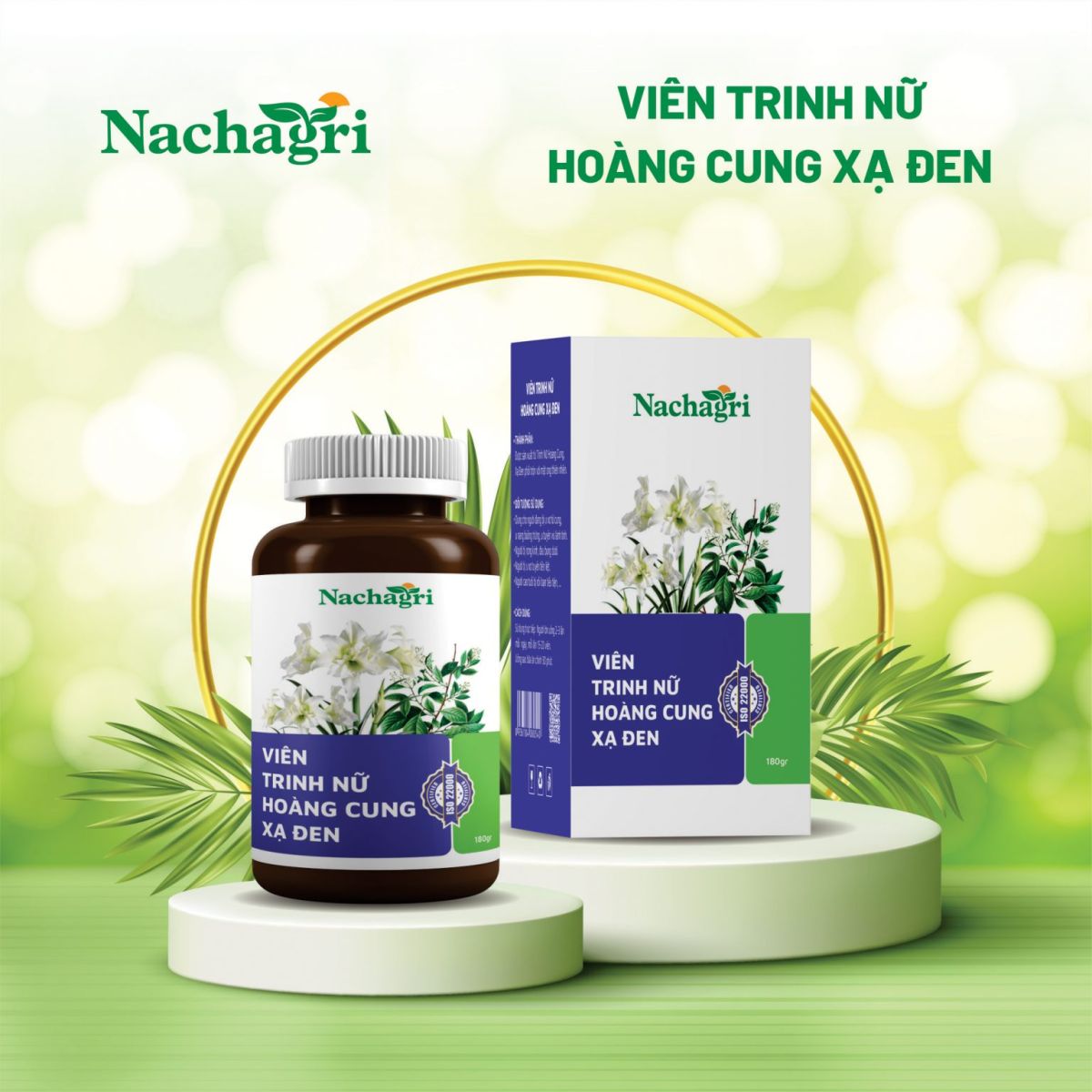 Trinh Nữ Hoàng Cung Xạ Đen Nachagri Bometa - Phòng Ngừa, Hỗ Trợ đIều Trị U Xơ Tử Cung