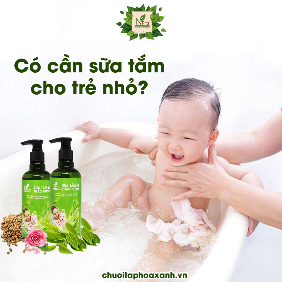 Nước Tắm Thảo Dược Mẹ &amp; Bé NPro 