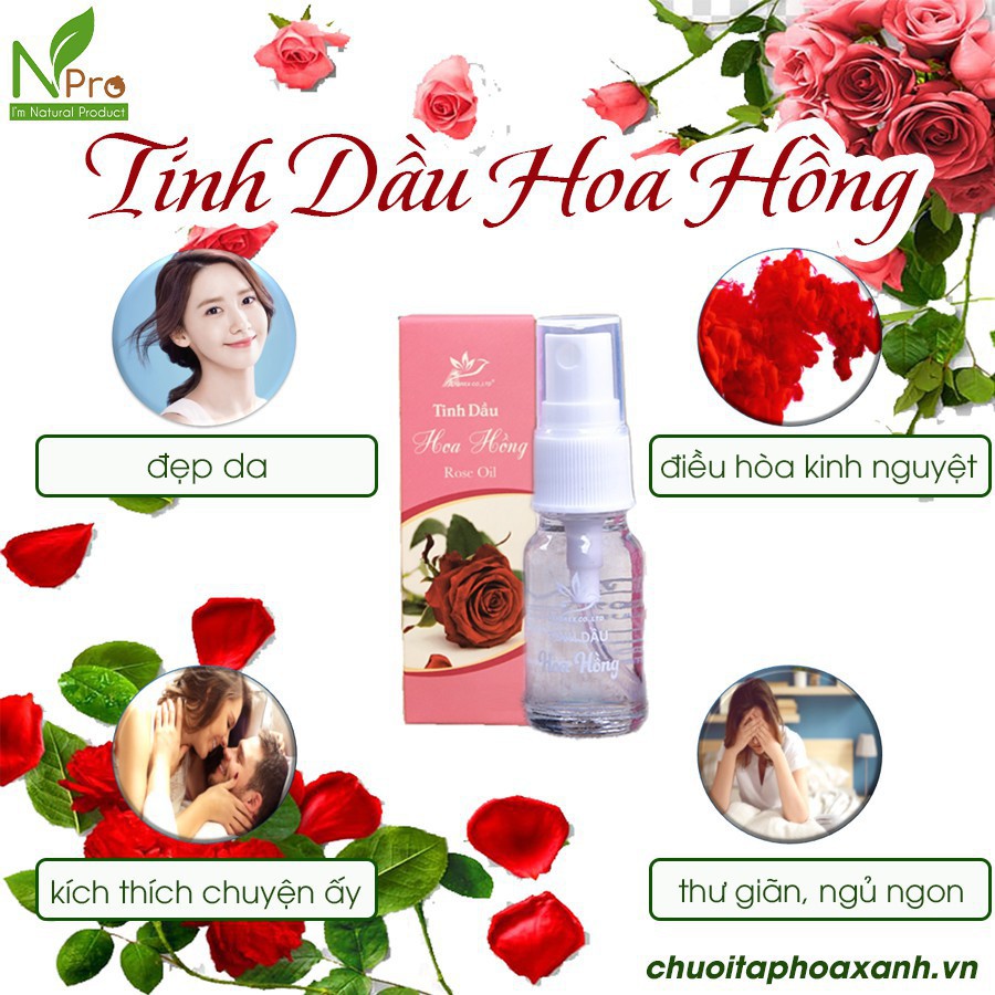 Tinh Dầu Hoa Hồng NPro