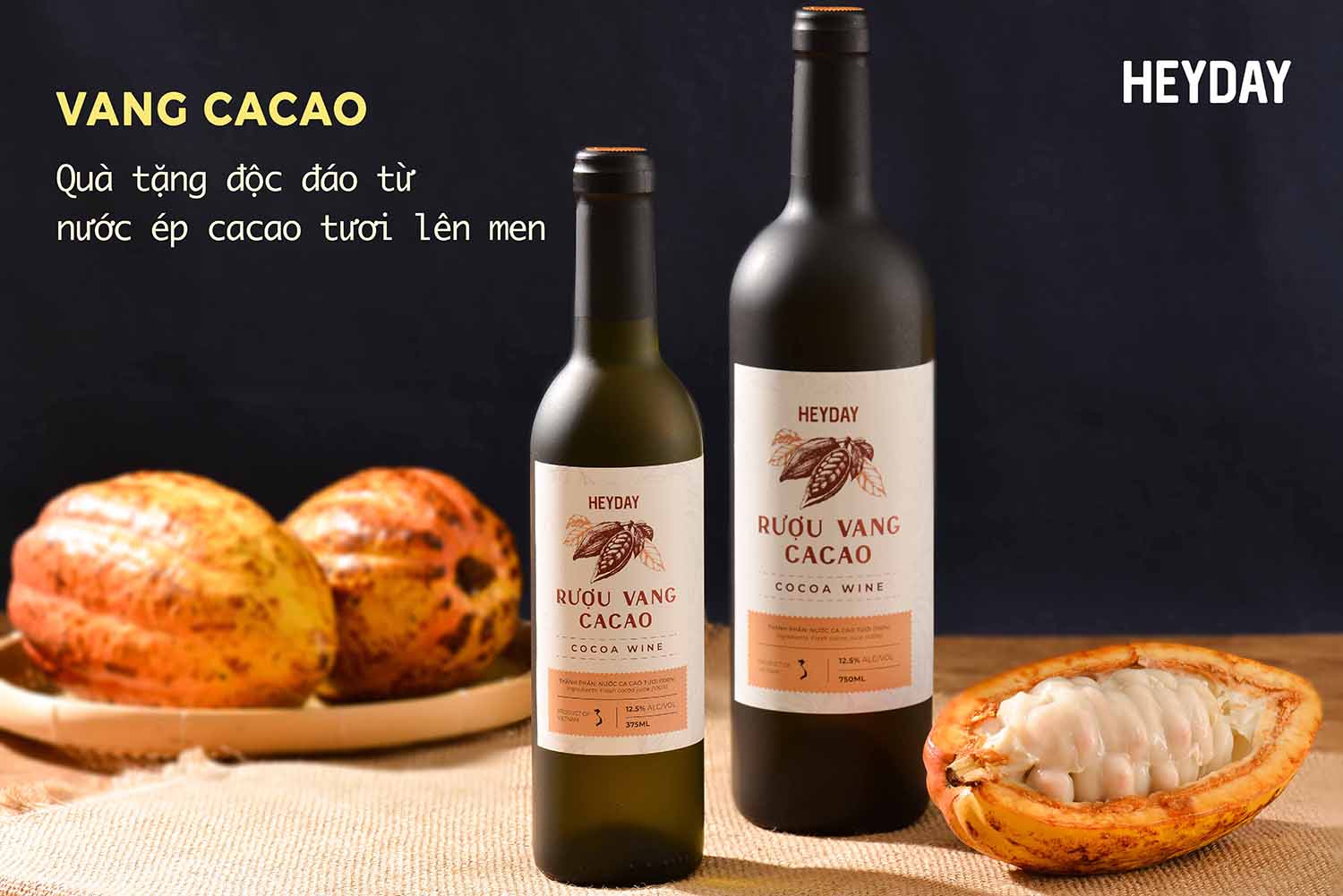 Rượu Vang Cacao Cocoa Wine Heyday