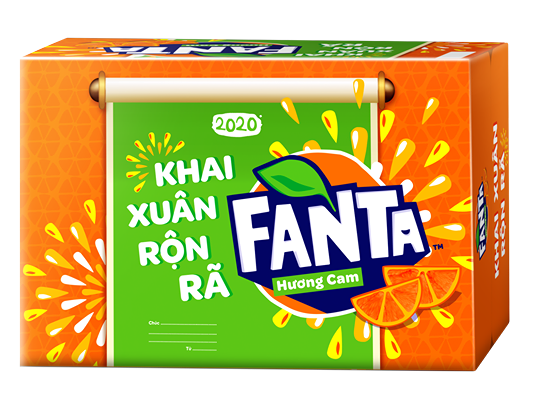 Nước ngọt Fanta thùng 24 lon 330ml