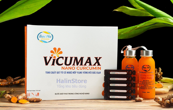 Vi-Cumax Nano Curcumin Bắc Hà 60 Tuýp - SP OCOP 4 Sao Quốc Gia