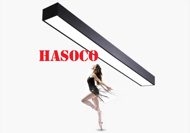 Đèn Led Treo Thả Văn Phòng Dài 1.2m (D200*h55) Hasoco - Ánh Sáng Ổn Định Tăng Hiệu Quả Làm Việc