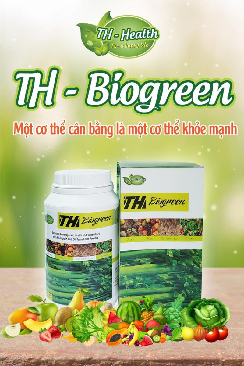 Thực phẩm bảo vệ sức khỏe TH Bio Green - TH Health 