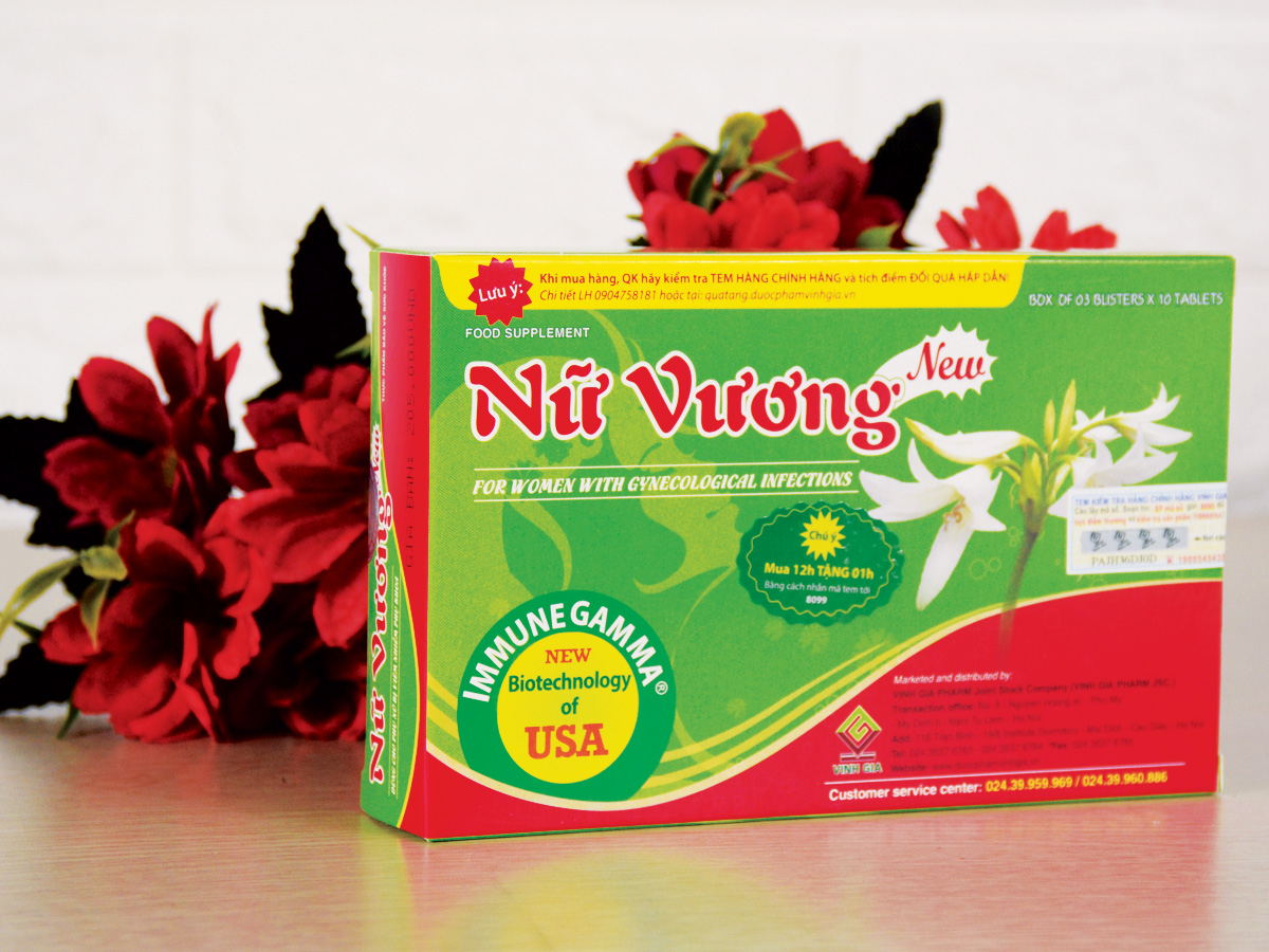 TPBVSK Viên uống Nữ Vương New Vinh Gia