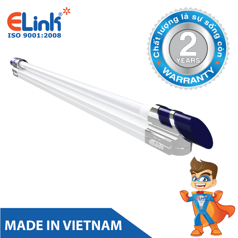 Bộ đèn Led tuýp trúc xanh biển Elink