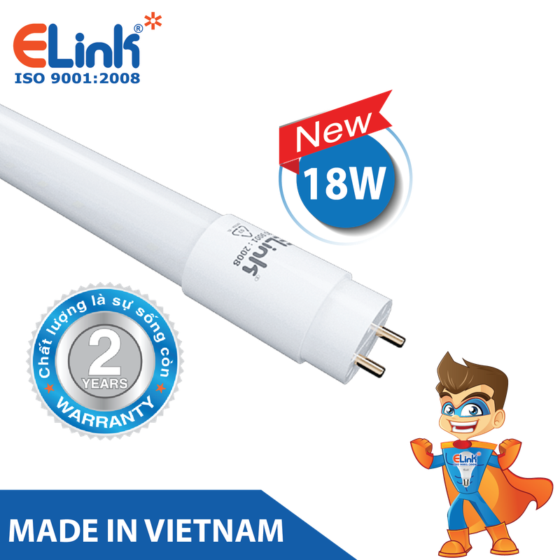 Bộ đèn Led tuýp Elink 18W - AS Trắng