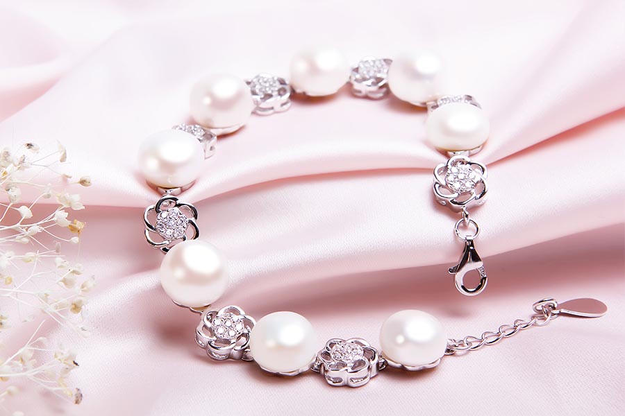 Lắc tay bạc Pearl Eropi Jewelry