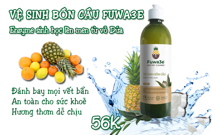 Vệ Sinh Bồn Cầu Fuwa3e - SP OCOP 4 Sao Thanh Hóa