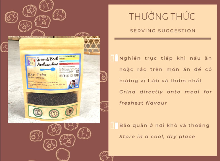 Hạt Tiêu GBA Store-VN - Hương Thơm Nồng Nàn