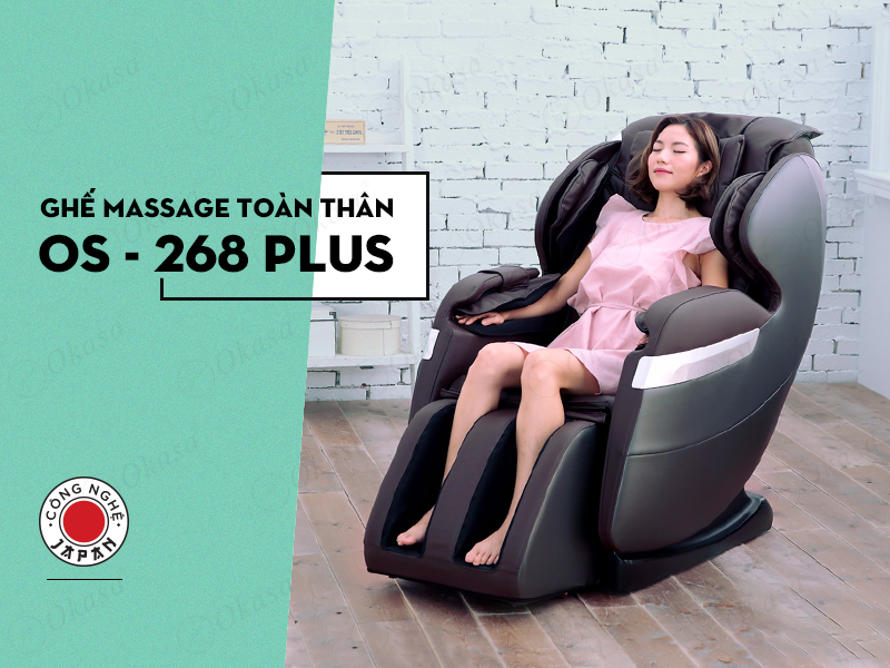 Ghế Massage OS-268 Plus Okasa - Nhiều Tính Năng Hiện Đại