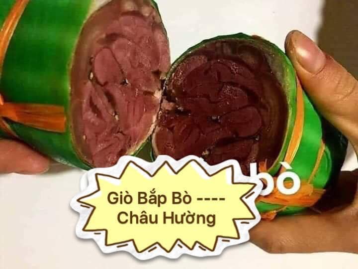 Giò bắp bò hoa Châu Hường - SP OCOP Nghệ An