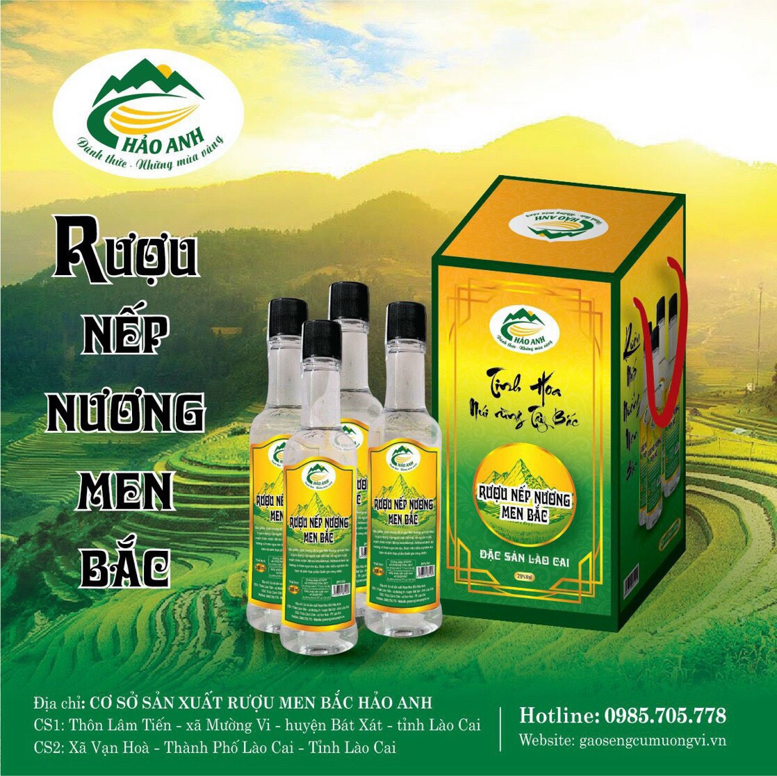 Rượu Nếp Nương Men Bắc Hảo Anh