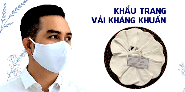 Khẩu Trang Vải Kháng Khuẩn HTX Trái Tim Hồng – SP OCOP 4 Sao Hà Nội