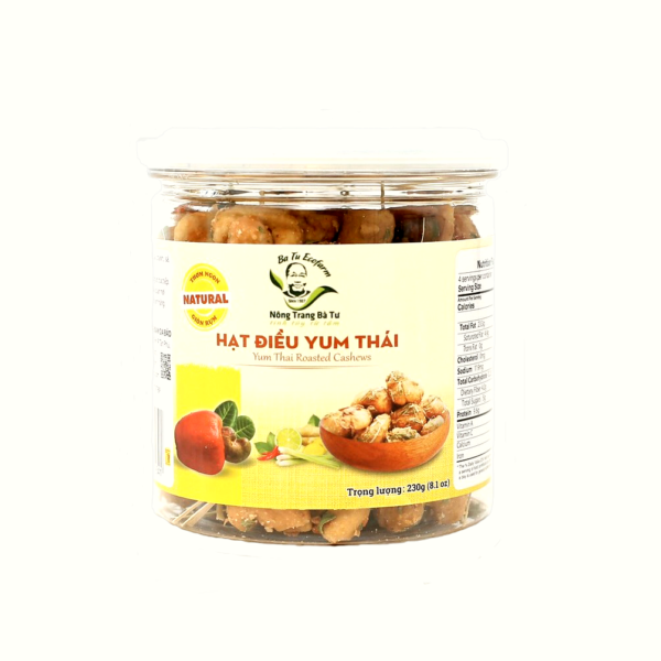 Hạt Điều Vị Yum Thái (Chanh sả) Bà Tư - SP OCOP 4 Sao Bình Phước