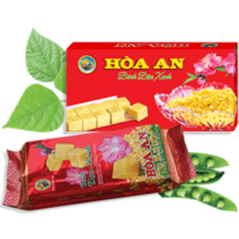 Combo 10 hộp bánh đậu xanh Hòa An 190g