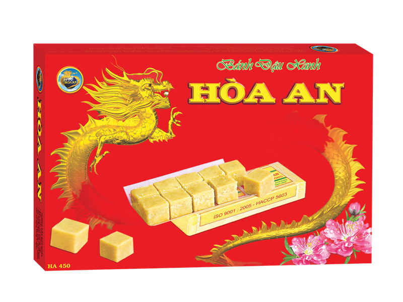 Combo 4 hộp bánh đậu xanh Hoà An