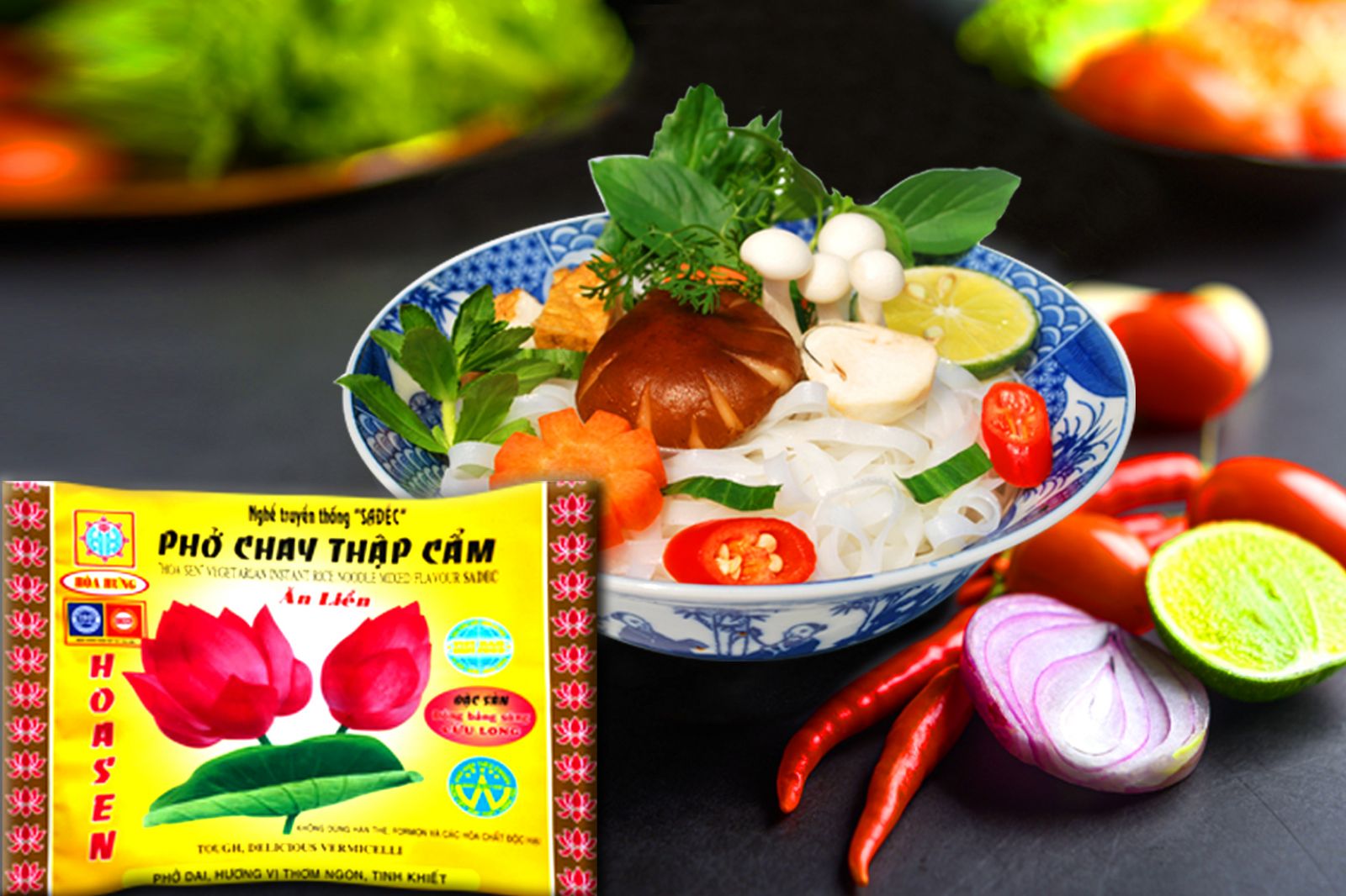 Phở Chay Thập Cẩm Ăn Liền Hòa Hưng - SP OCOP 4 Sao Đồng Tháp