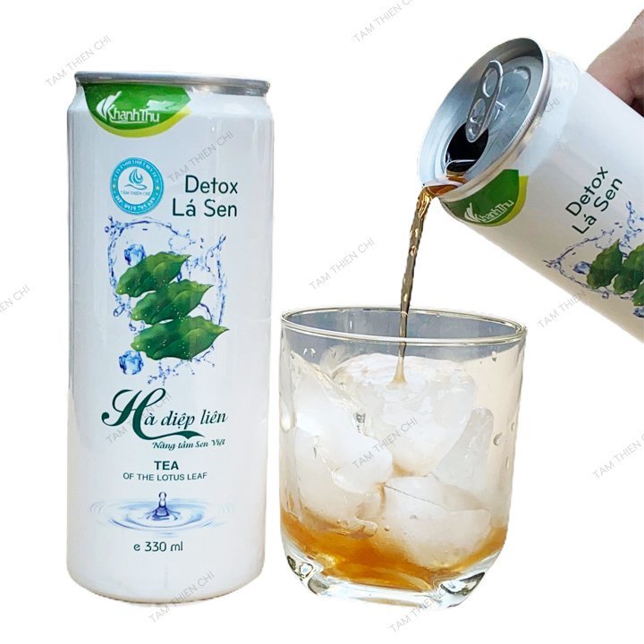 Lốc Detox Lá Sen 6 Lon Khánh Thu - SP OCOP 4 Sao Đồng Tháp