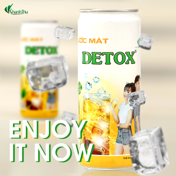 Lốc Nước Mát Detox 6 Lon Khánh Thu - SP Ocop 4 Sao Đồng Tháp