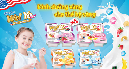 Sữa chua Wel Yo Kidz Gold Kido