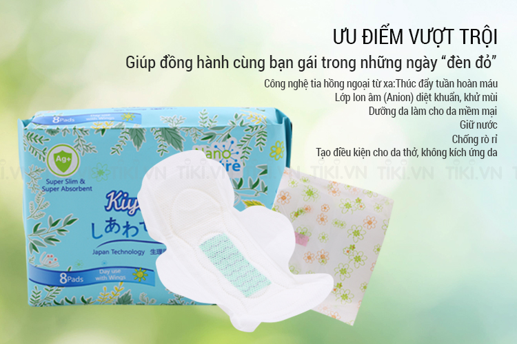 Băng Vệ Sinh Ban Ngày Kiyomi&nbsp;- Đem Lại Sự Thoải Mái, An Toàn Khi Sử Dụng