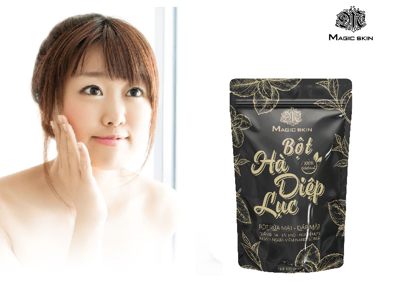 Bột Hà Diệp Lục Magic Skin