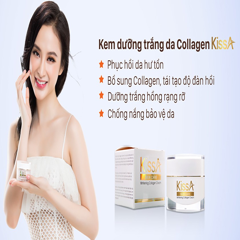 Kem Dưỡng Trắng Da Collagen KissA