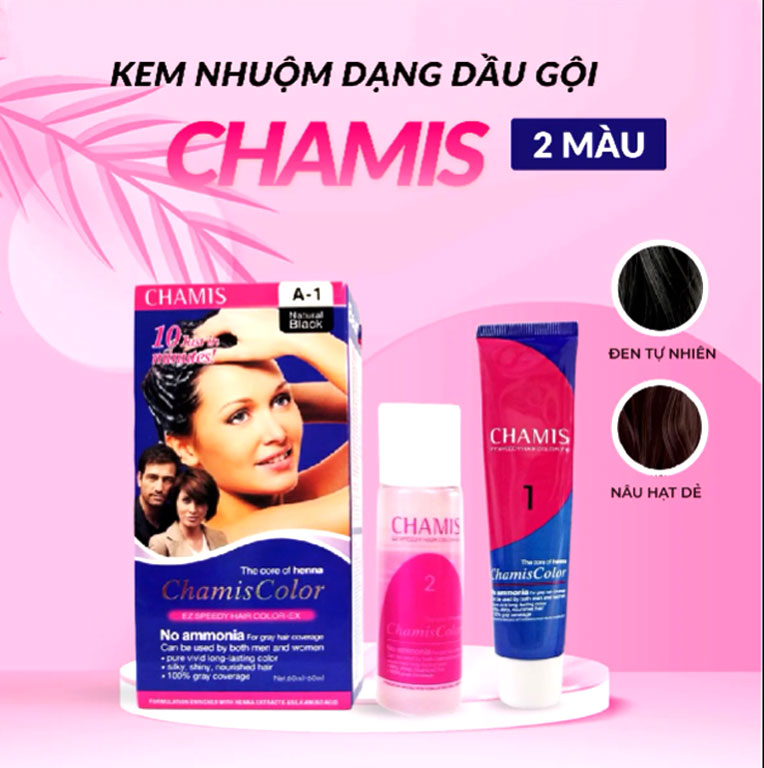 Kem Nhuộm Dạng Dầu Gội Chamis Phương Trang