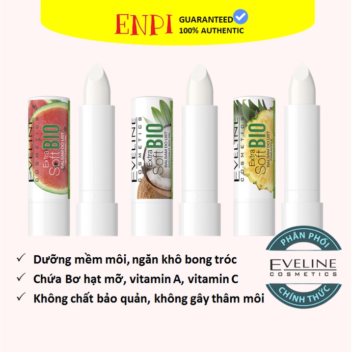 Son Dưỡng Eveline Extrasoft Bio Hương Trái Cây Đài Linh