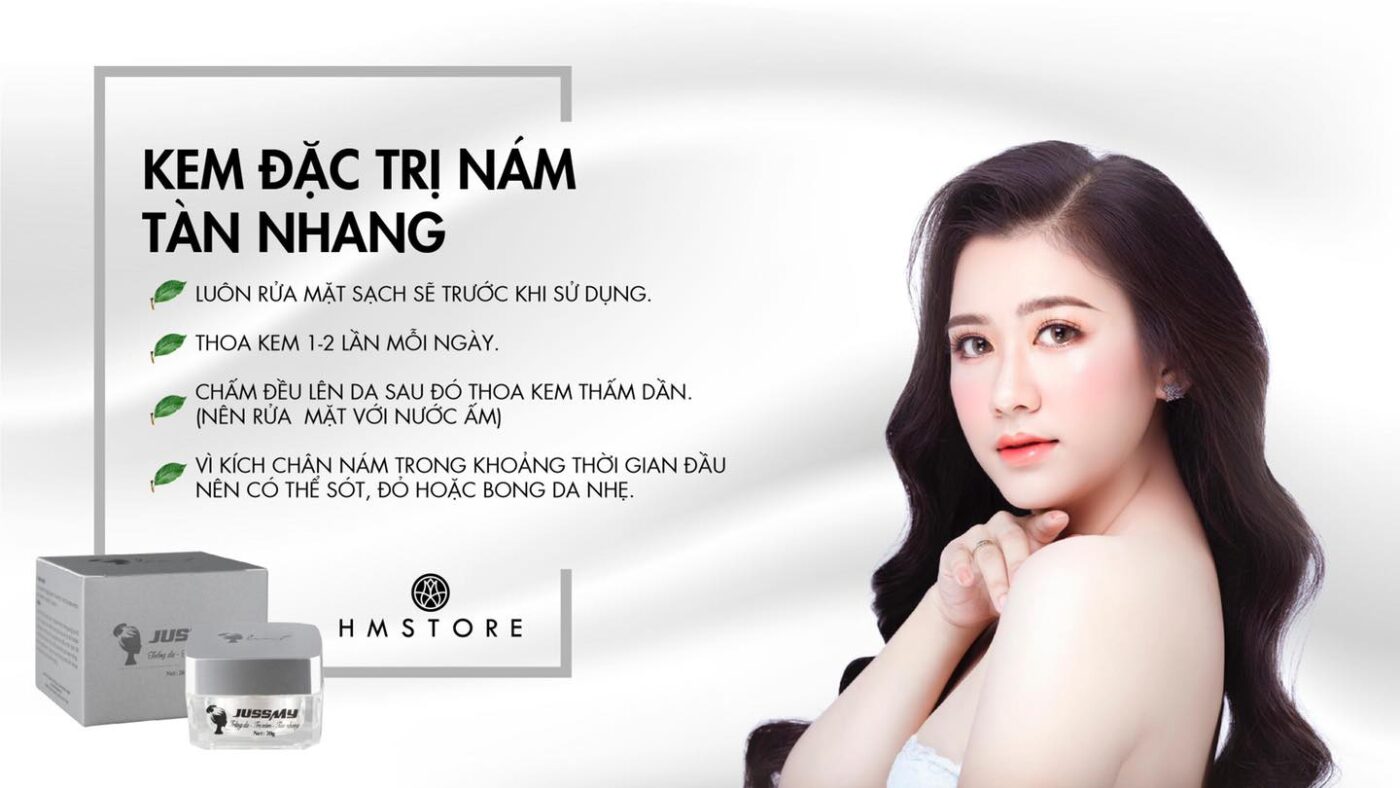 Kem trị nám tàn nhang Jussmy HM Store