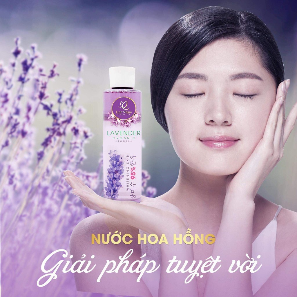 Nước Hoa Hồng Lavender Organic Linh Nhâm