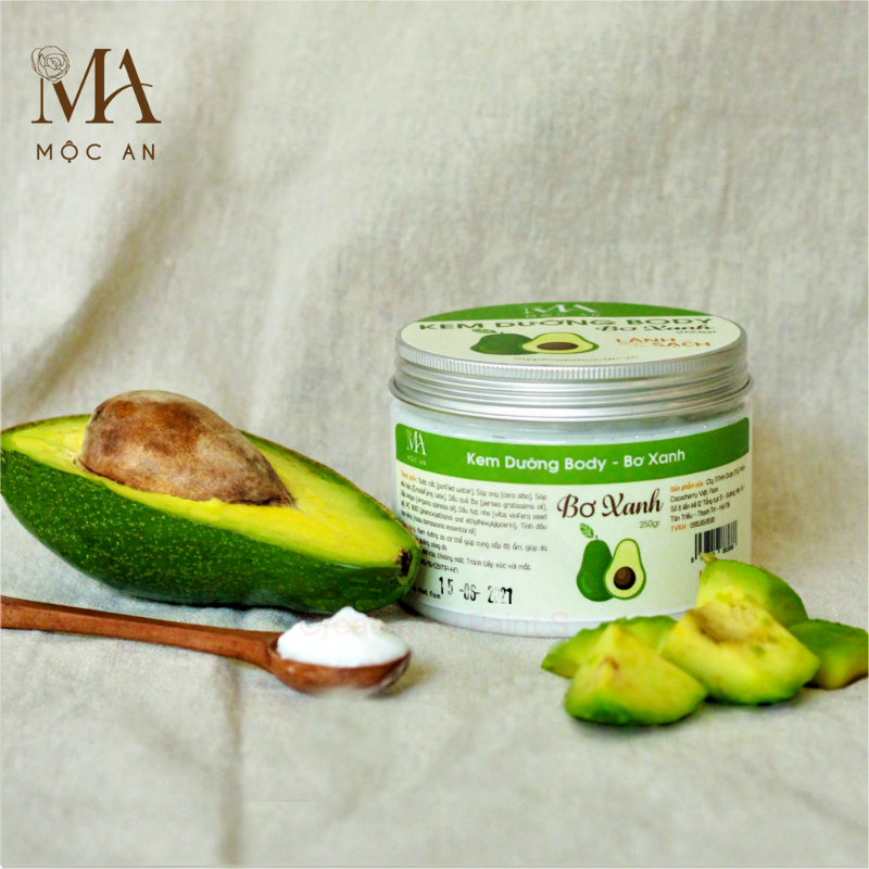 Kem dưỡng Body Bơ xanh Mộc An