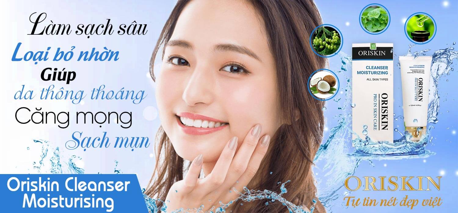 Sữa rửa mặt Oriskin Cleanser Moisturizing