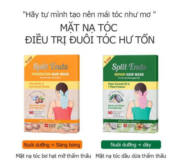 Mặt nạ tóc SNP Split Ends Prevention Hair Mask