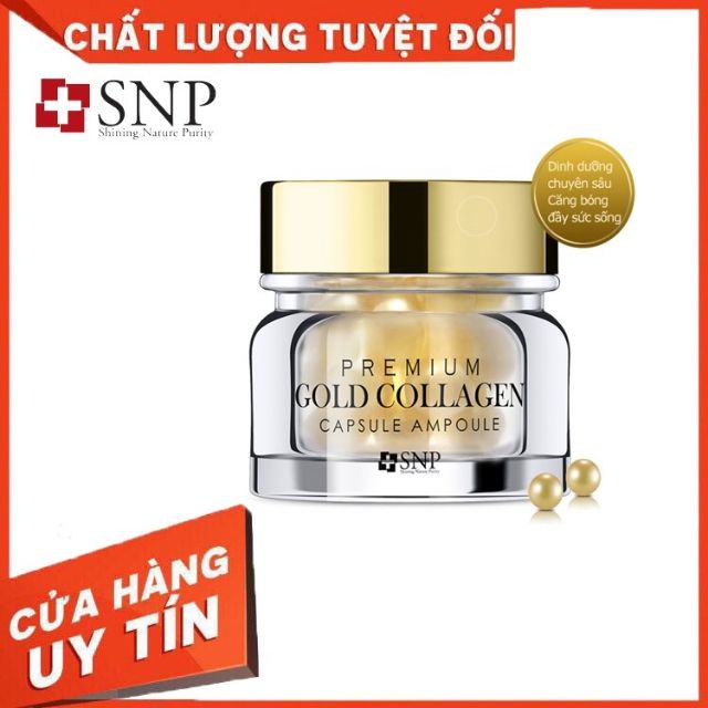 Viên dưỡng chống nhăn tinh chất vàng Collagen SNP