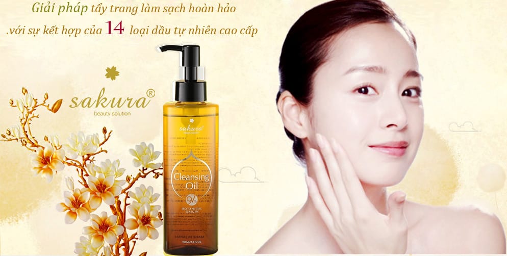 Dầu tẩy trang Sakura Cleansing Oil