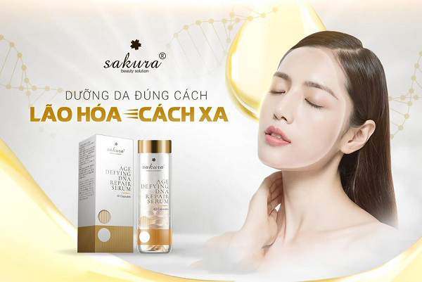 Serum dưỡng da chống lão hóa Sakura Age Defying Dna Repair 