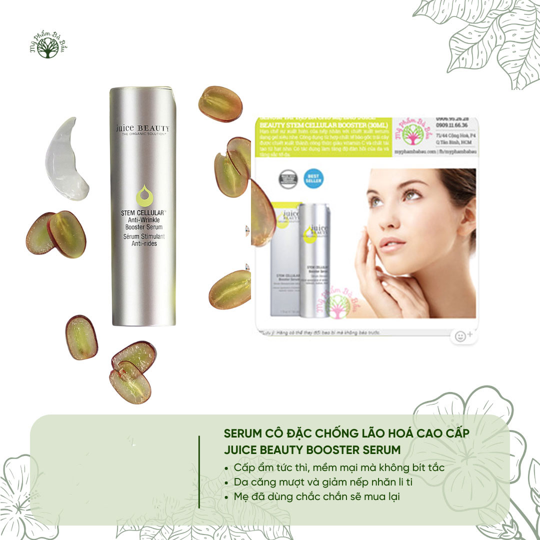 Tinh chất Juice Beauty Stem Cellular Booster Serum