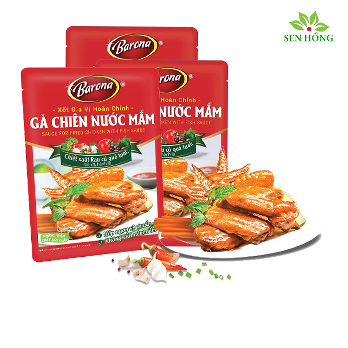 Xốt Gia Vị Hoàn Chỉnh Gà Chiên Nước Mắm Barona Nam Phương Food