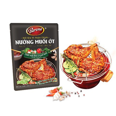 Xốt Gia Vị Hoàn Chỉnh Nướng Muối Ớt Barona Nam Phương Food