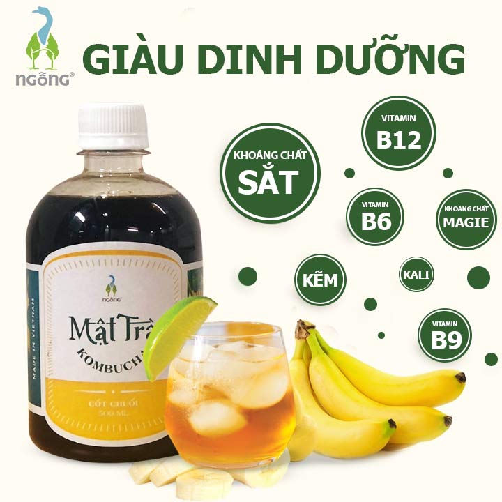 Mật Trà Kombucha Cốt Chuối Ngỗng - Thức Uống Bổ Dưỡng