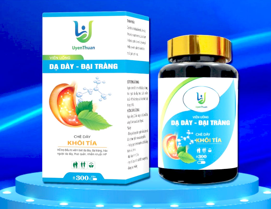 Viên Uống Dạ Dày Đại tràng Uyên Thuận - 100% Thảo Mộc Tự Nhiên