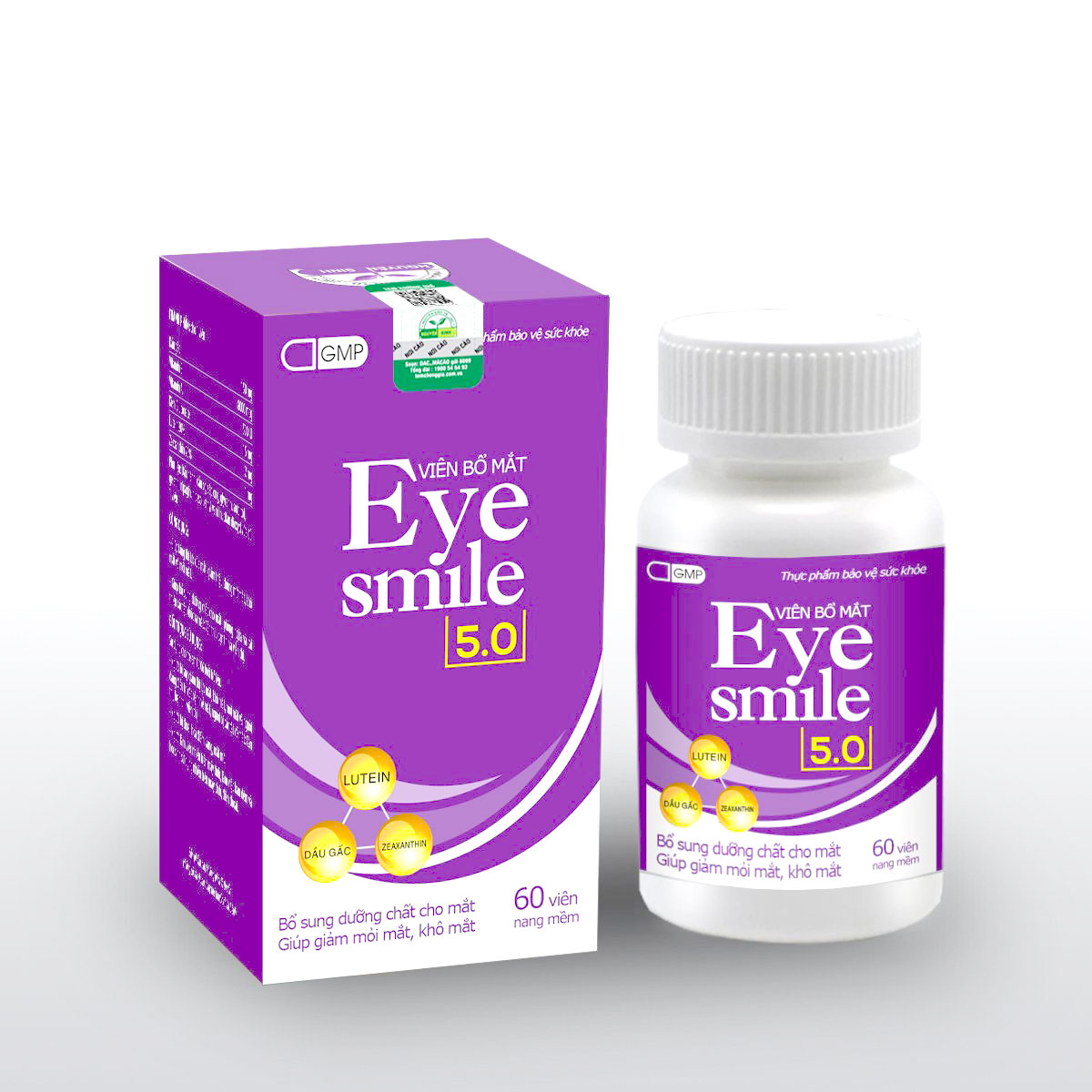 Viên Bổ Mắt Eye Smile 5.0 Nguyên Sinh -&nbsp;Cải Thiện Mắt Bị Mờ