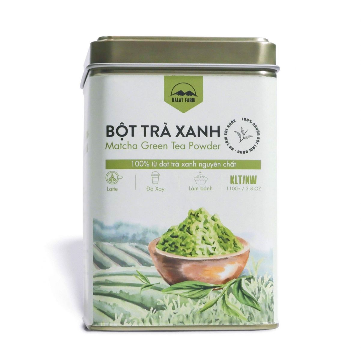 Bột Matcha Trà Xanh Dalatfarm