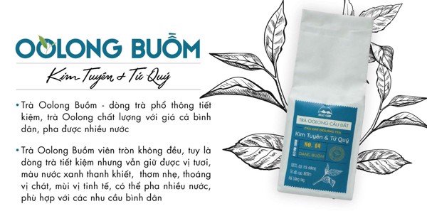 Trà Oolong Buồm DalatFarm